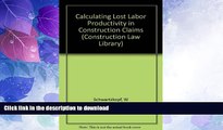 FAVORITE BOOK  Calculating Lost Labor Productivity in Construction Claims (Construction Law