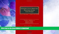 FAVORITE BOOK  Construction Disputes: Practice Guide with Forms (Construction Law Library) FULL