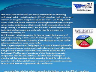 Web Designing - Course, Training, Institute in Janakpuri, Dwarka, Uttam Nagar