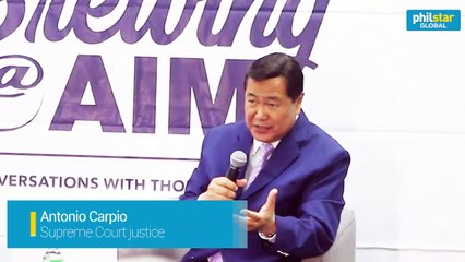 Jusice Carpio says Duterte can be impeached over Scarborough Shoal