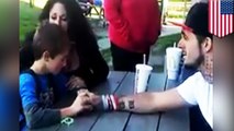 Video of father telling son his mother died of an overdose goes viral