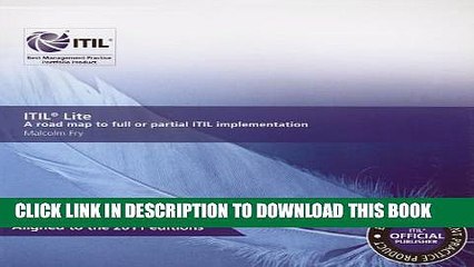 [PDF] ITIL Lite: A Road Map To Full Or Partial ITIL Implementation Popular Colection