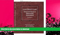 EBOOK ONLINE  Contract Law, Selected Source Materials Annotated (Selected Statutes)  PDF ONLINE