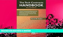 FAVORITE BOOK  The Tech Contracts Handbook: Cloud Computing Agreements, Software Licenses, and