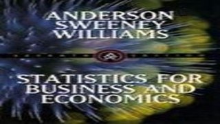 [PDF] Statistics for Business and Economics (Statistics for Business   Economics) Full Online