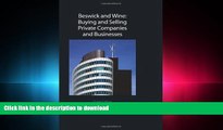 READ THE NEW BOOK Beswick and Wine: Buying and Selling Private Companies and Businesses: Eighth