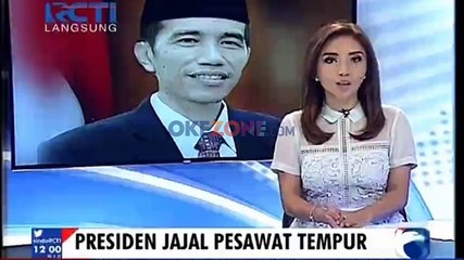 Presiden Jokowi Mencoba Jadi Pilot Pesawat Tempur
