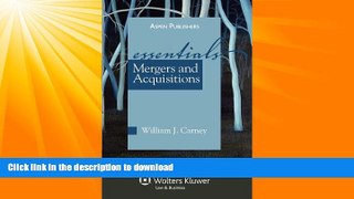 FAVORITE BOOK  Mergers   Acquisitions: The Essentials (Essentials (Wolters Kluwer)) FULL ONLINE