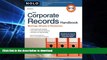 EBOOK ONLINE  The Corporate Records Handbook: Meetings, Minutes   Resolutions  GET PDF
