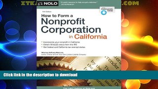 GET PDF  How to Form a Nonprofit Corporation in California  PDF ONLINE