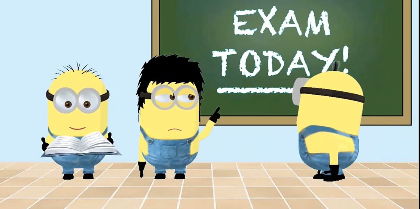 Minions School Exam - funny cartoon videos -Minions Mini Movies -08 - video  Dailymotion