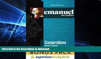 FAVORITE BOOK  Emanuel Law Outlines: Corporations (Print   eBook Bonus Pack): Corporations