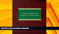 FAVORITE BOOK  Securities Regulation: Liabilities and Remedies (Corporate Securities Series)
