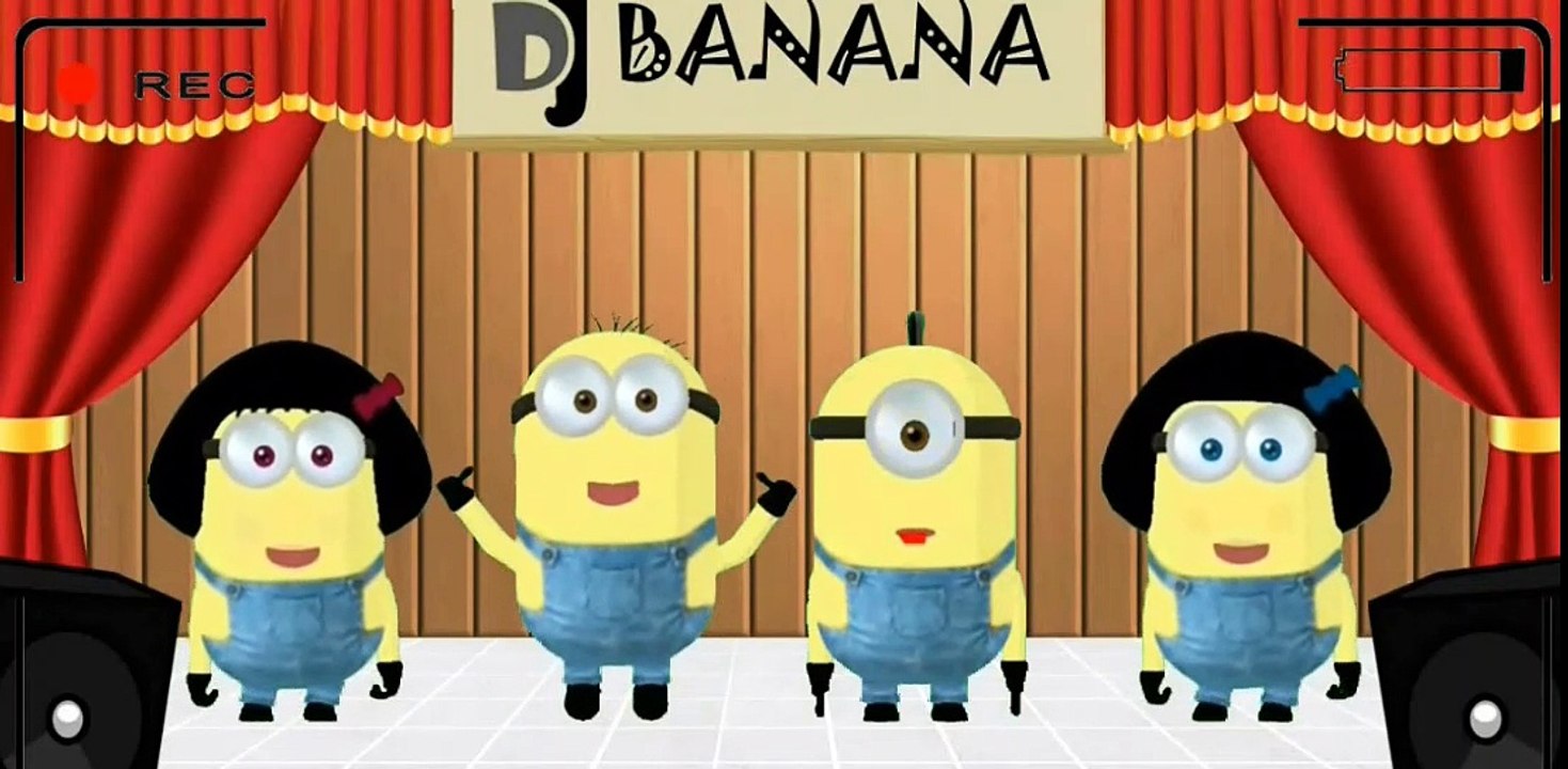 DJ Banana Song  Funny Cartoon Dance for Gangam style Song