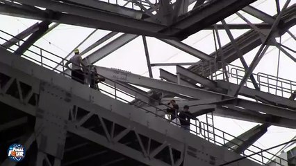 WORLD RECORD Reliant Stadium Shot | Side View | Dude Perfect