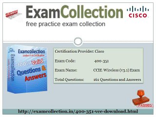 Pass your 400-351 exam with Exam collection