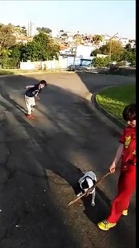 Va chercher.... Pire lancer jamais vu, bien dans la tronche