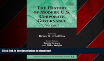 FAVORIT BOOK The History of Modern US Corporate Governance (Corporate Governance in the New Global