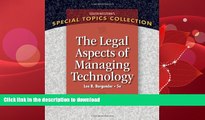 FAVORITE BOOK  Legal Aspects of Managing Technology (West Legal Studies in Business Academic)