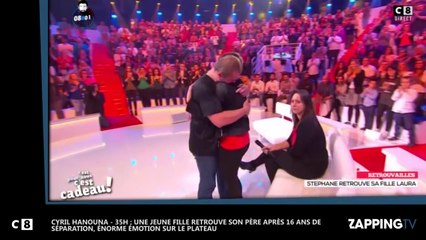 Cyril Hanouna – 35H : Une jeune fille retrouve son papa après 16 ans de séparation, la séquence émotion