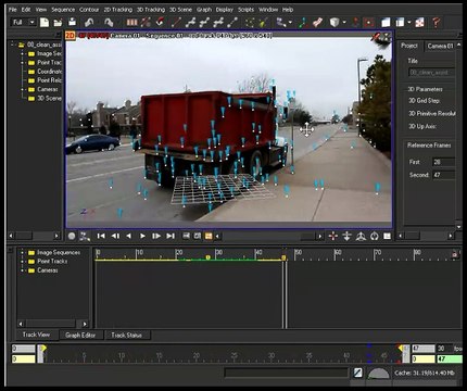 Manually tracking difficult points using multiple keyframes- Introduction to Particle Flow in 3ds Max 2017