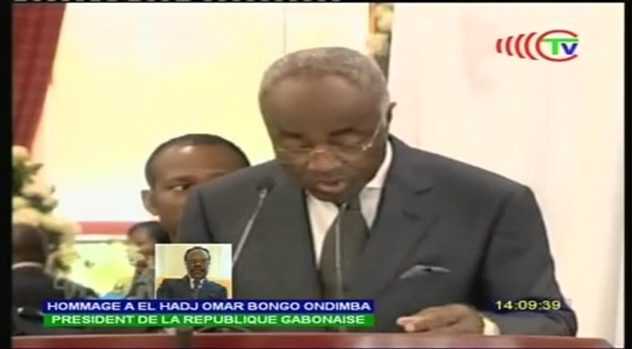 Discours épique du 1er Ministre Gabonais en juin 2009 à la mort de feu Président Omar Bongo Ondimba
