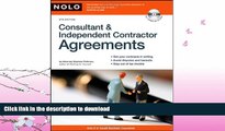 READ  Consultant   Independent Contractor Agreements FULL ONLINE