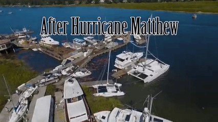 Aerial Footage Shows Hilton Head Island Before and After Hurricane Matthew