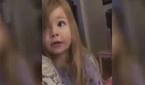 Babası ile tuvalet tartışmasına giren küçük kız izlenme rekoru kırdı