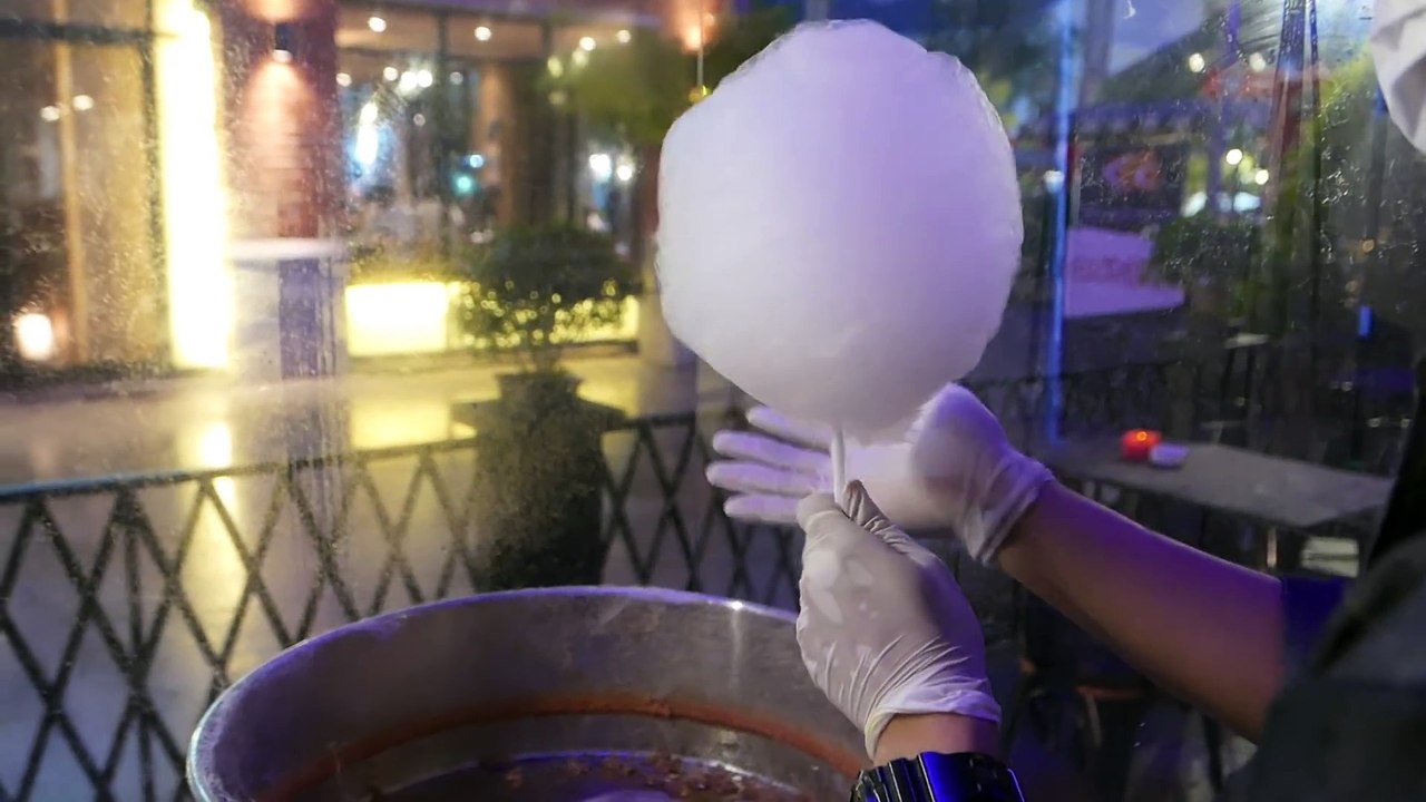 Cotton Candy Art - Big Hero 6 Baymax and Spotted Dog