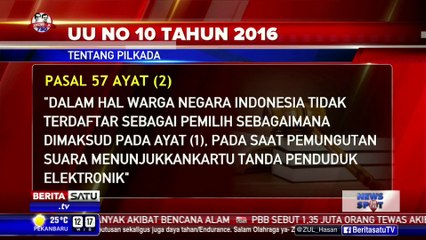 Tidak Ada e-KTP, Hak Pilih Hilang
