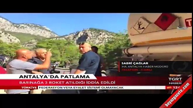 Antalya-Kemer Karayolu'nda balıkçı barınağı yakınına roketli saldırı!