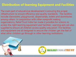 Relief India Trust (provides eduaction )