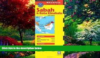 Books to Read  Sabah   Kota Kinabalu Travel Map Fifth Edition (Periplus Travel Maps)  Best Seller
