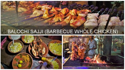 Sajji Baloachi | Coal Barbecued Chicken | Lahore Street Food ||