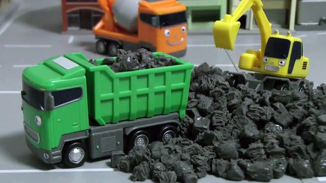 đồ chơi ô tô hoạt hình xe cần cẩu Tayo The Little Bus Truck Toys 타요 트럭 장난감