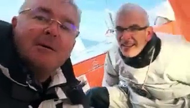 [Vendée Globe] Vincent Riou et Jean Jacques Laurent à bord de PRB