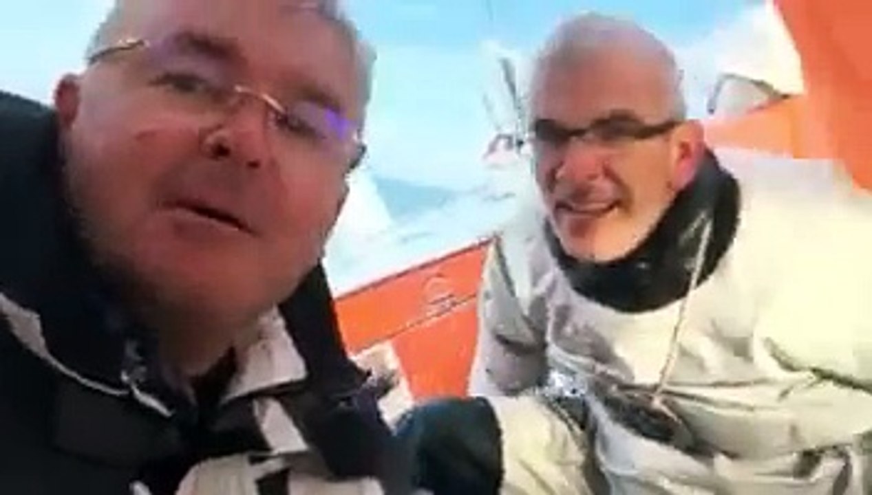 [Vendée Globe] Vincent Riou et Jean Jacques Laurent à bord de PRB