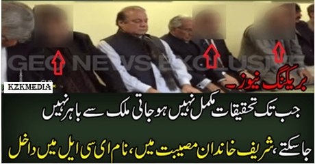 Few important Ministers and few members of Sharif family