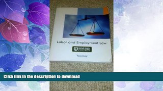 GET PDF  Labor and Employment Law FULL ONLINE