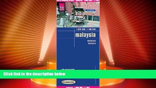 Deals in Books  Malaysia   Brunei 1:800,000 / 1,100,000 Travel Map, waterproof, GPS-compatible