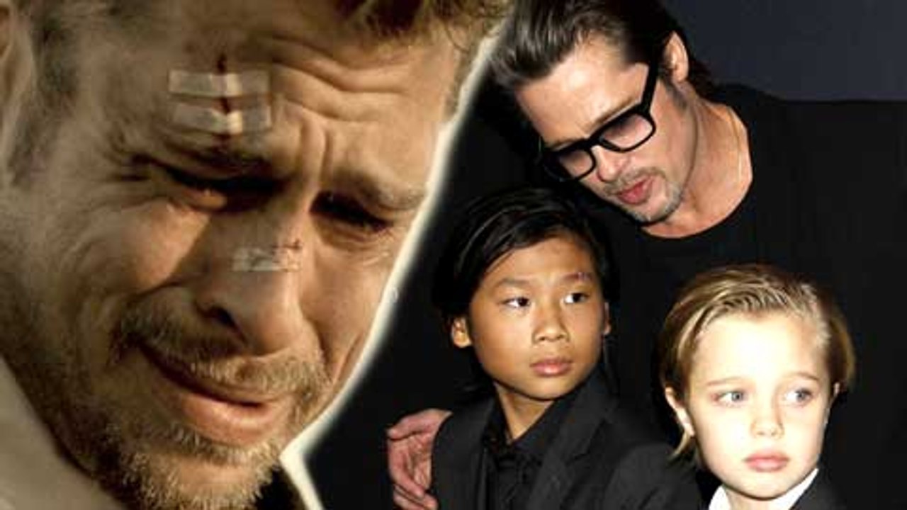 Brad Pitt In Tears During REUNION With Kids After Divorce With Angelina Jolie | Brangelina DIVORCE
