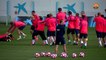 FC Barcelona training session: Messi-Neymar-Suárez defeated… by their teammates!