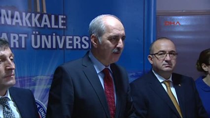 Çanakkale - Başbakan Yardımcısı Kurtulmuş, Gazetecilerin Sorularını Yanıtladı