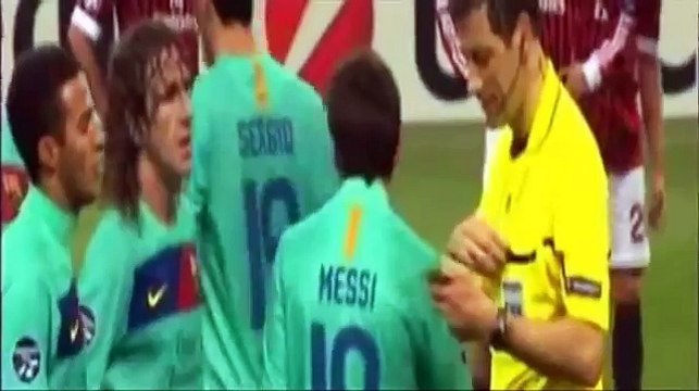 Messi funny penalty: yellow carded!!