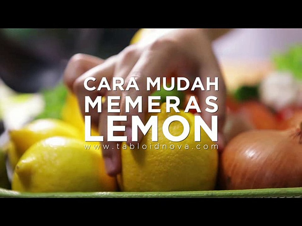 Cara Mudah Memeras Lemon
