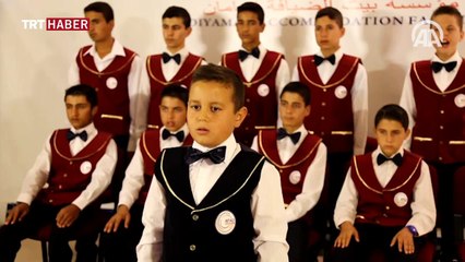 Sığınmacı çocukların korosu büyük beğeni topluyor