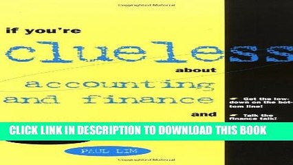 [PDF] If You re Clueless about Accounting and Finance Popular Colection