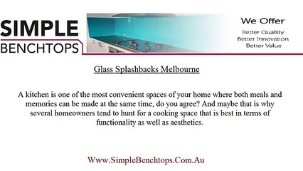 Glass Splashbacks Melbourne