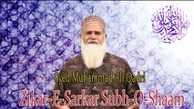Syed Muhammad Ali Qadri - Zikar-e-Sarkar Subh-o-Shaam